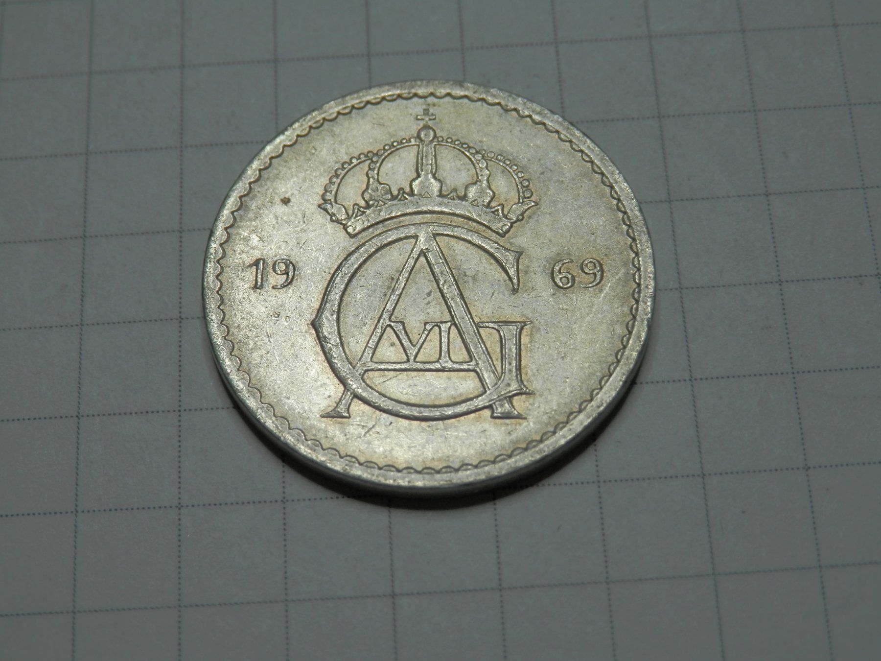 Tutti le monete: Schweden  50 Öre, 1969 – Usato da Weiach venduto da weiach81