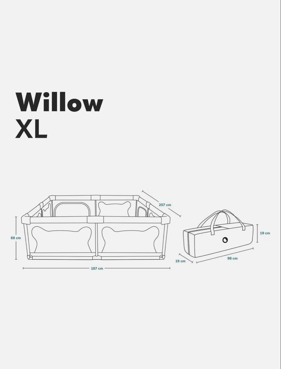 Lionelo Box & Barriere di sicurezza: Laufgitter lionelo Willow XL – Nuovo (secondo la descrizione) da Schwarzenbach LU venduto da Niinaa__ 1