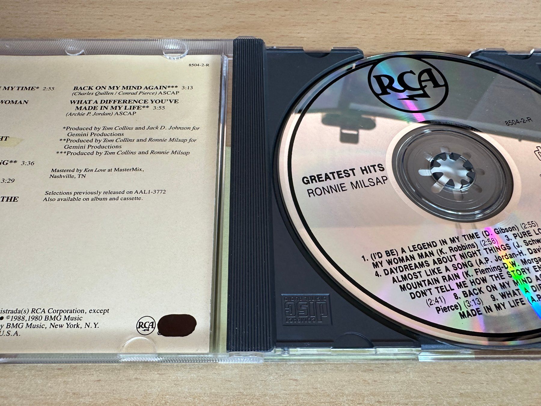 CD: Ronnie Milsap – Greatest Hits – Usato da Rikon im Tösstal venduto da Alpenmutz 2