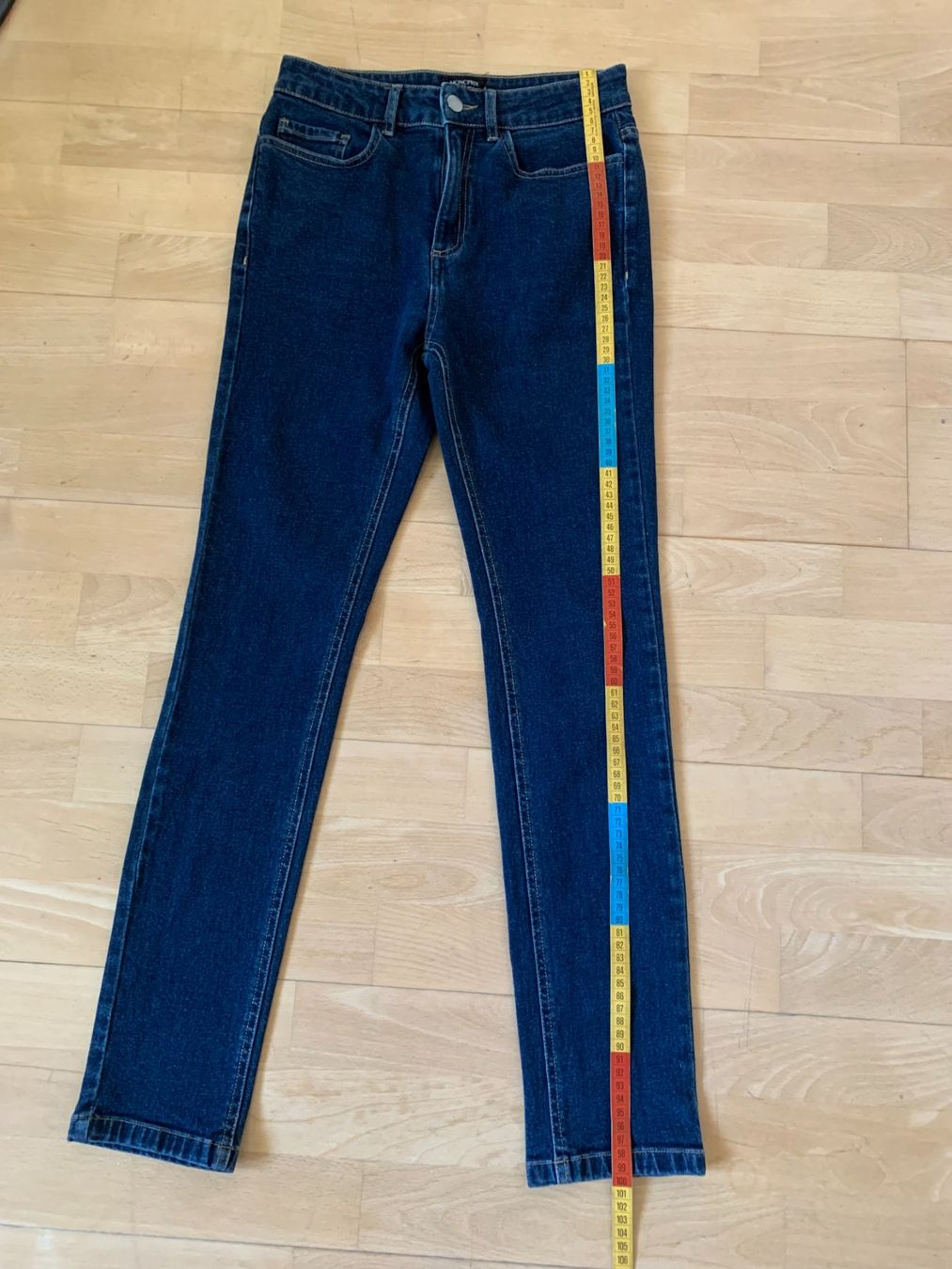 Jeans: Monoprix Damen Jeans Hose, Gr. 36, Blau – Usato da Worb venduto da farben20zauber 3