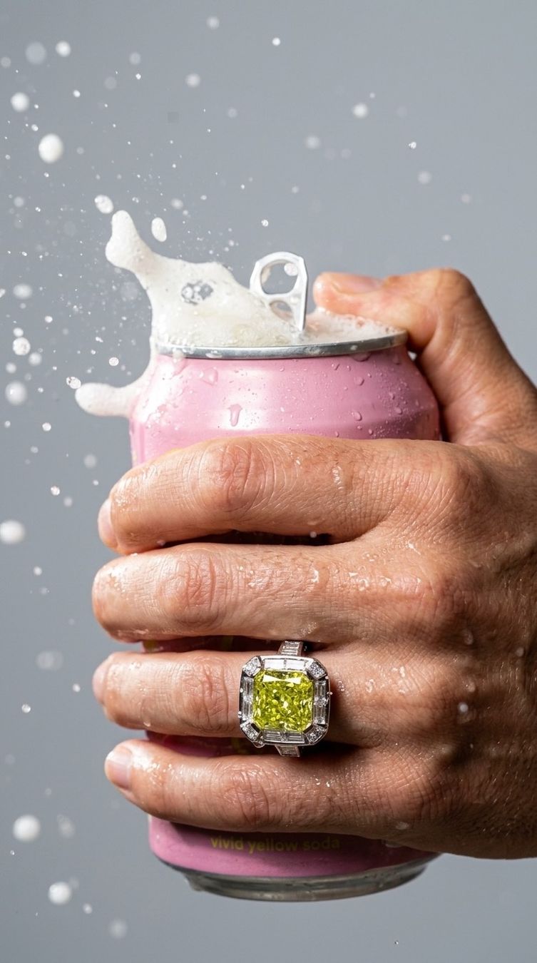 Bagues: Bague émeraude lime – Neuf avec emballage d'origine à St-Maurice par Sandrinette123