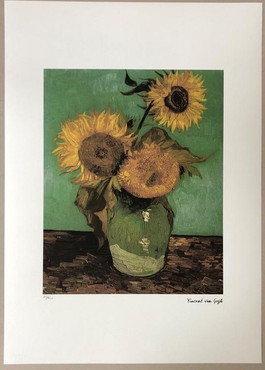 Van Gogh: Drei Sonnenblumen 105/250 | Kaufen auf Ricardo