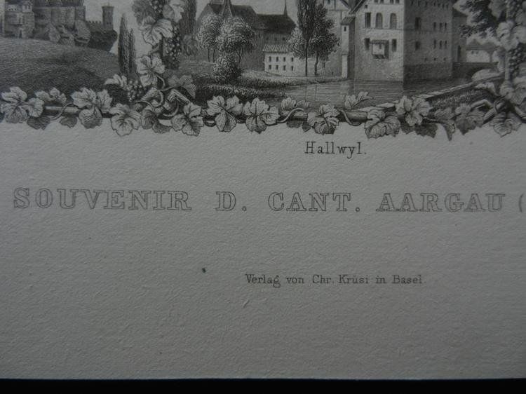 Gravures: Souvenir Kanton Aargau – D'occasion à Risch par Antikfee 2