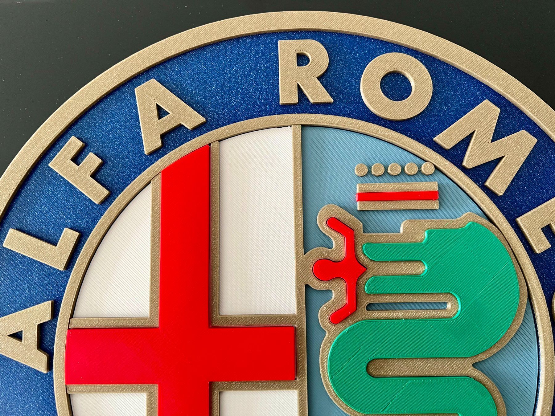 Dipinti: ALFA ROMEO 3D print exclusive artwork - with Certificate – Nuovo e nell'imballaggio originale da Le Mont-sur-Lausanne venduto da luxurylover 2