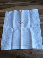 Vintage Hand Embroidered Floral Napkin, Cottagecore Décor