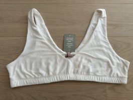 Brassière effet peignoir doux blanc taille XL NEUF