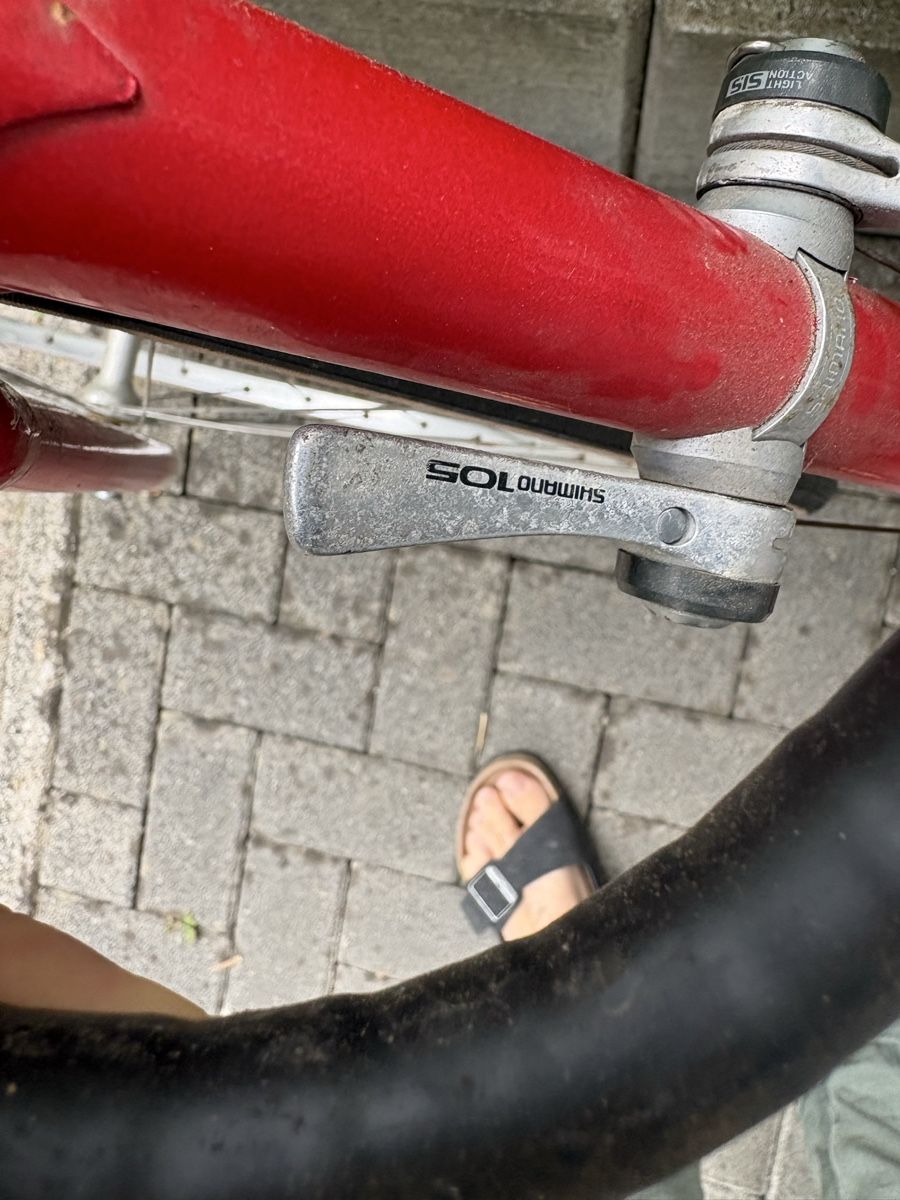 Vélos: Vintage Rennrad rot/weiss – D'occasion à Untersiggenthal par skalprausch 3