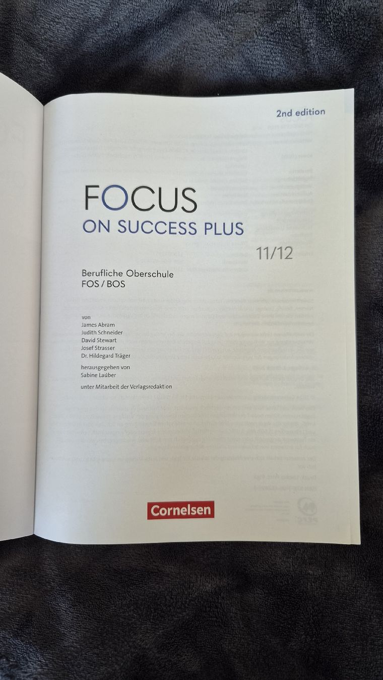 Livres: Focus on Success Plus 11/12 – Neuf (Voir description) à Egg b. Zürich par cey_j7ts 1