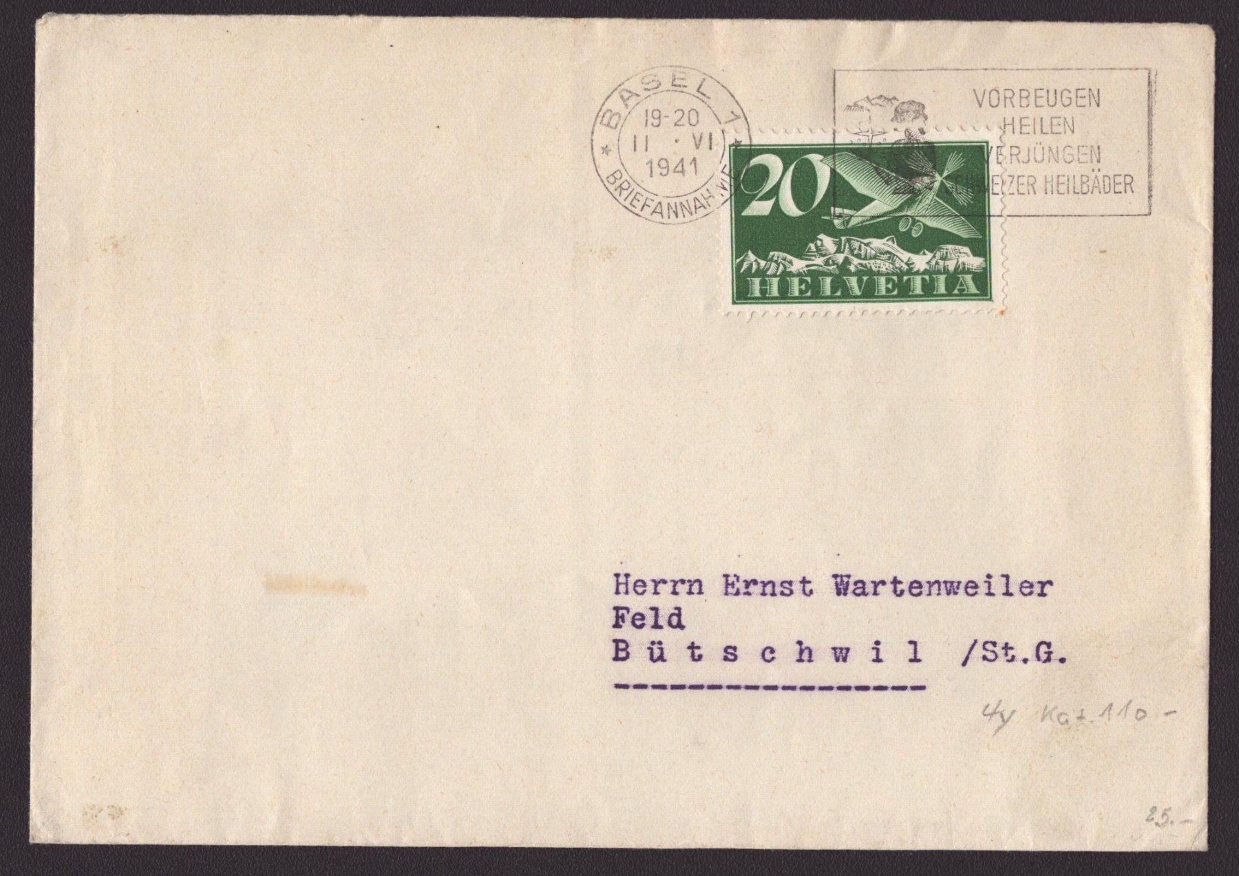 Tous les timbres: F4y sur eveloppe (110.-) – D'occasion à Delémont par Silte
