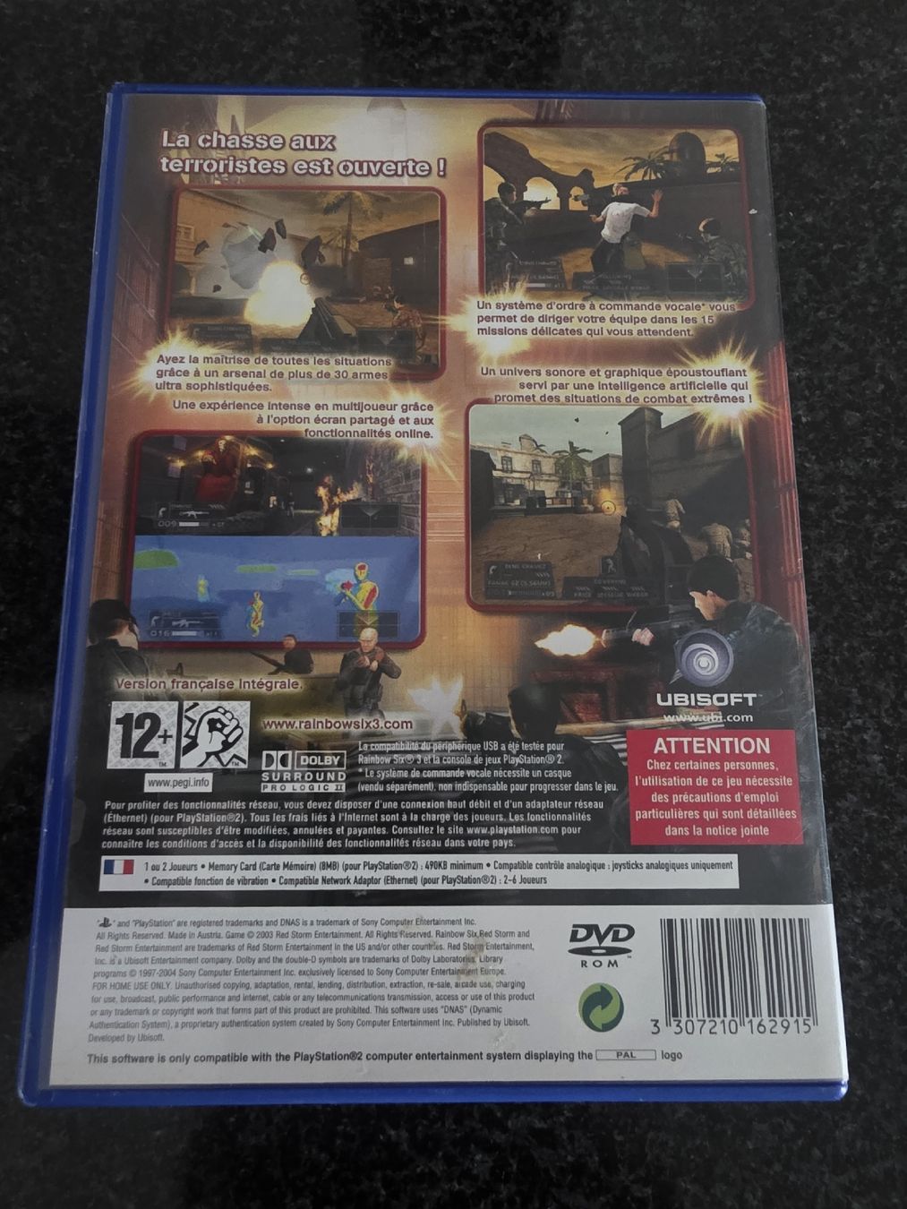 Jeux: Rainbow Six 3 PS2 – D'occasion à Chavornay par Crash37 1