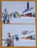 Radsport Team Ag2r 2 original signierte Autogrammkarten