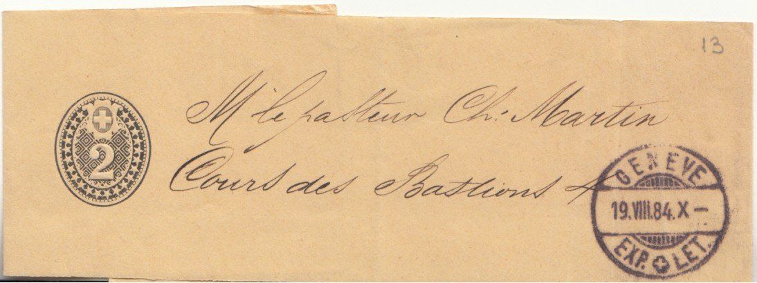 Alle Briefmarken: SGK SB 018 Genève – Gebraucht aus Bürglen TG von StampGraf