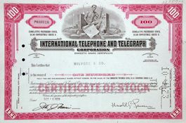 International Telephone and Telegraph Corporation (ITT) 1970