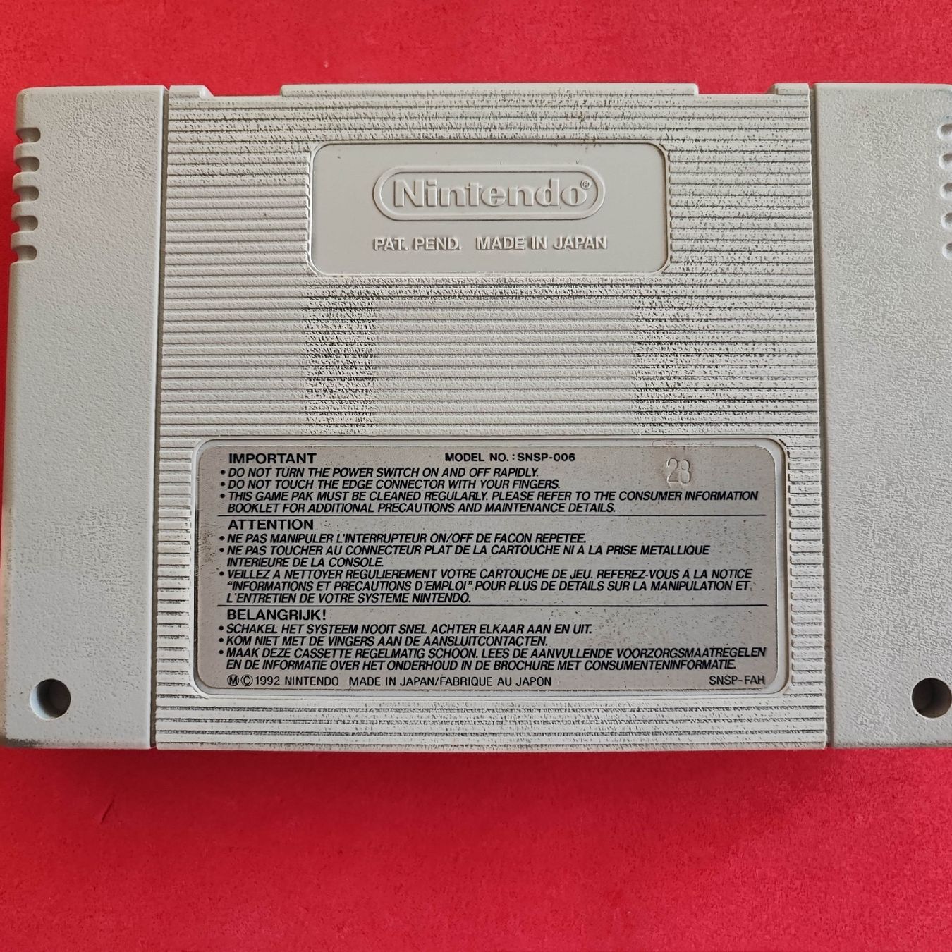 Nintendo Giochi: SUPER PUTTY -  SUPER NINTENDO SPIEL – Usato da Dübendorf venduto da kb86_MOVIE 1