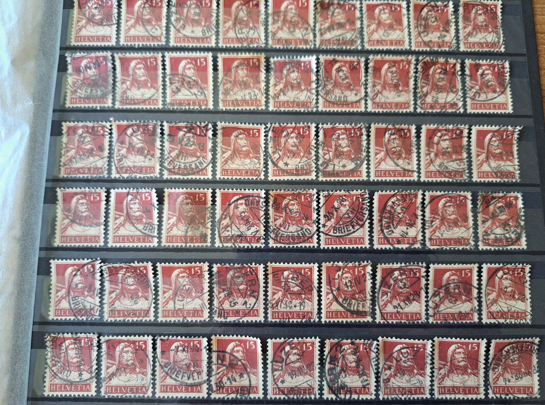 Alle Briefmarken: CH 173 ʘ 81x SBK 729.- – Gebraucht aus Biel/Bienne von ESOXMAN 2