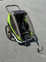 Hamax Veloanhänger für 2 Kinder  Lime Green