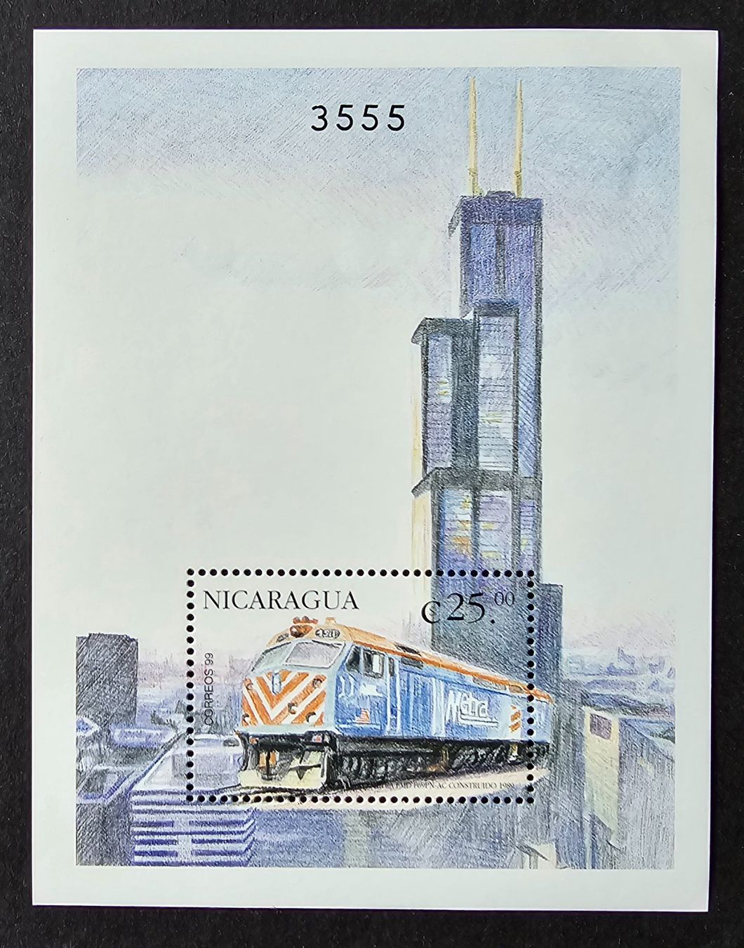 Tutti i francobolli: Nicaragua-7 Blöcke Eisenbahn ** – Nuovo (secondo la descrizione) da Hittnau venduto da stamps_and_coins 2