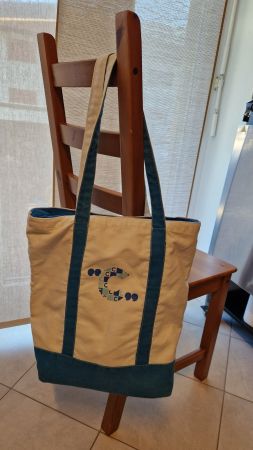 Sac blanc et bleu claire « Costa Crociere »