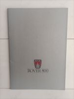 Brochure Catalogue Rover 800 1987 (Suisse) (EO 320)