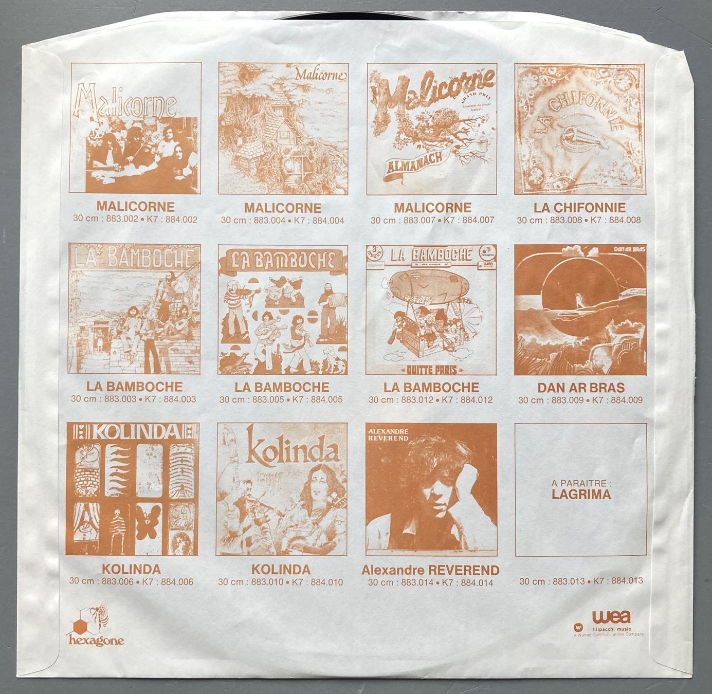 Schallplatten: MALICORNE - MALICORNE – Gebraucht aus Poliez-Pittet von Newtown-Records 2