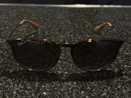 Ray-Ban Erika Sonnenbrille, wie neu!!, Braun ombré