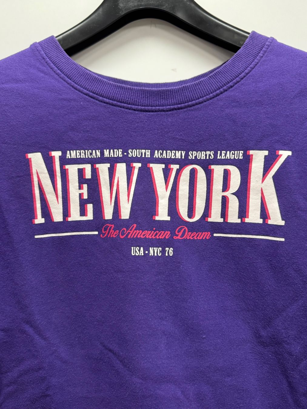 Pullover & Sweatshirts: Cooler Pullover New York - violett - Gr. S/M – Gebraucht aus Brügg BE von rutschimedizin 1