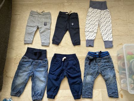 Hosen Set, Baby Jungen, Grösse 74/80, gebraucht 6 Stück