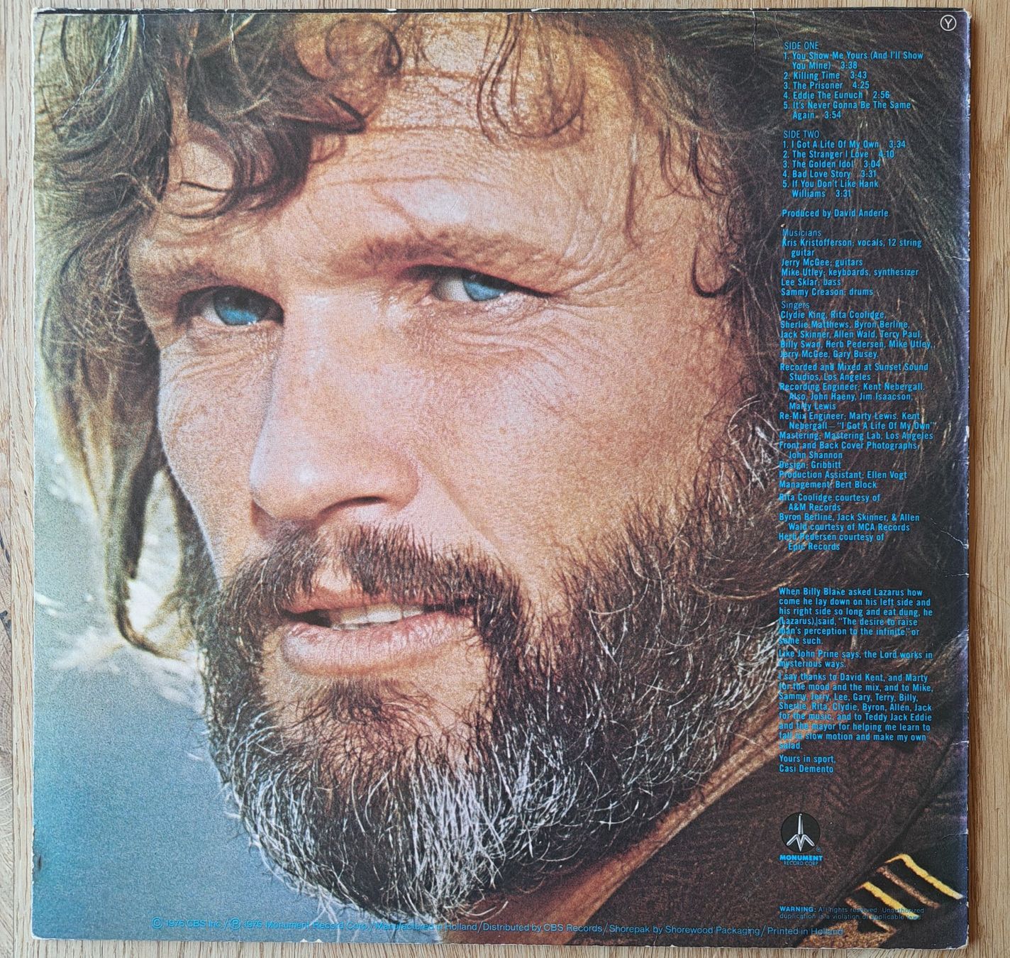 Dischi in vinile: Kris Kristofferson - Surreal Thing – Usato da Meggen venduto da Ricardokoch 1