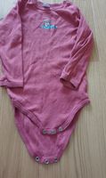 Baby Langarmbody rosa mit Motiv akzeptabler Zustand