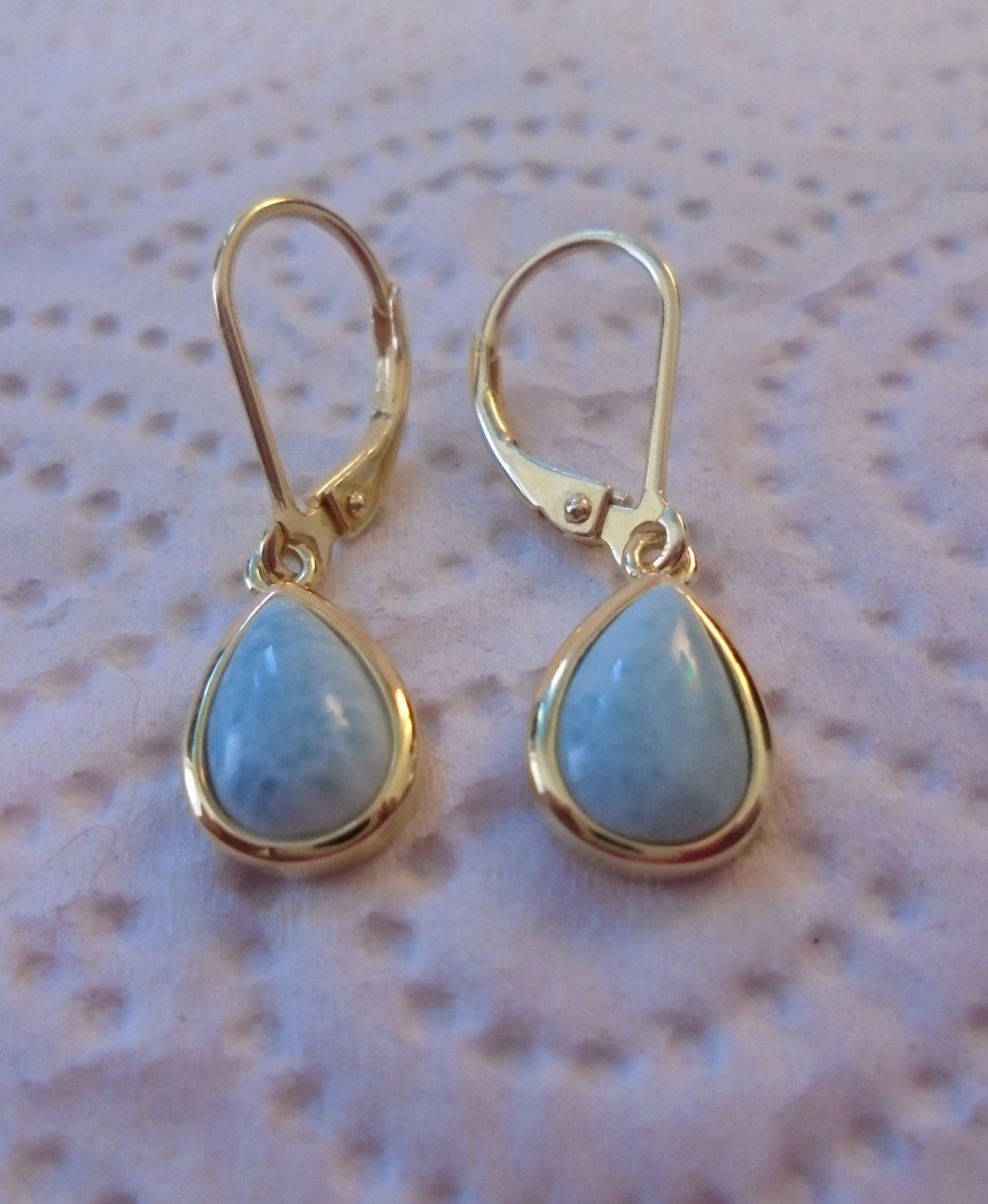 Orecchini pendenti & Orecchini a lobo: Echtschmuck: Larimar Silberohrringe – Nuovo (secondo la descrizione) da Zuchwil venduto da maumauchi 5