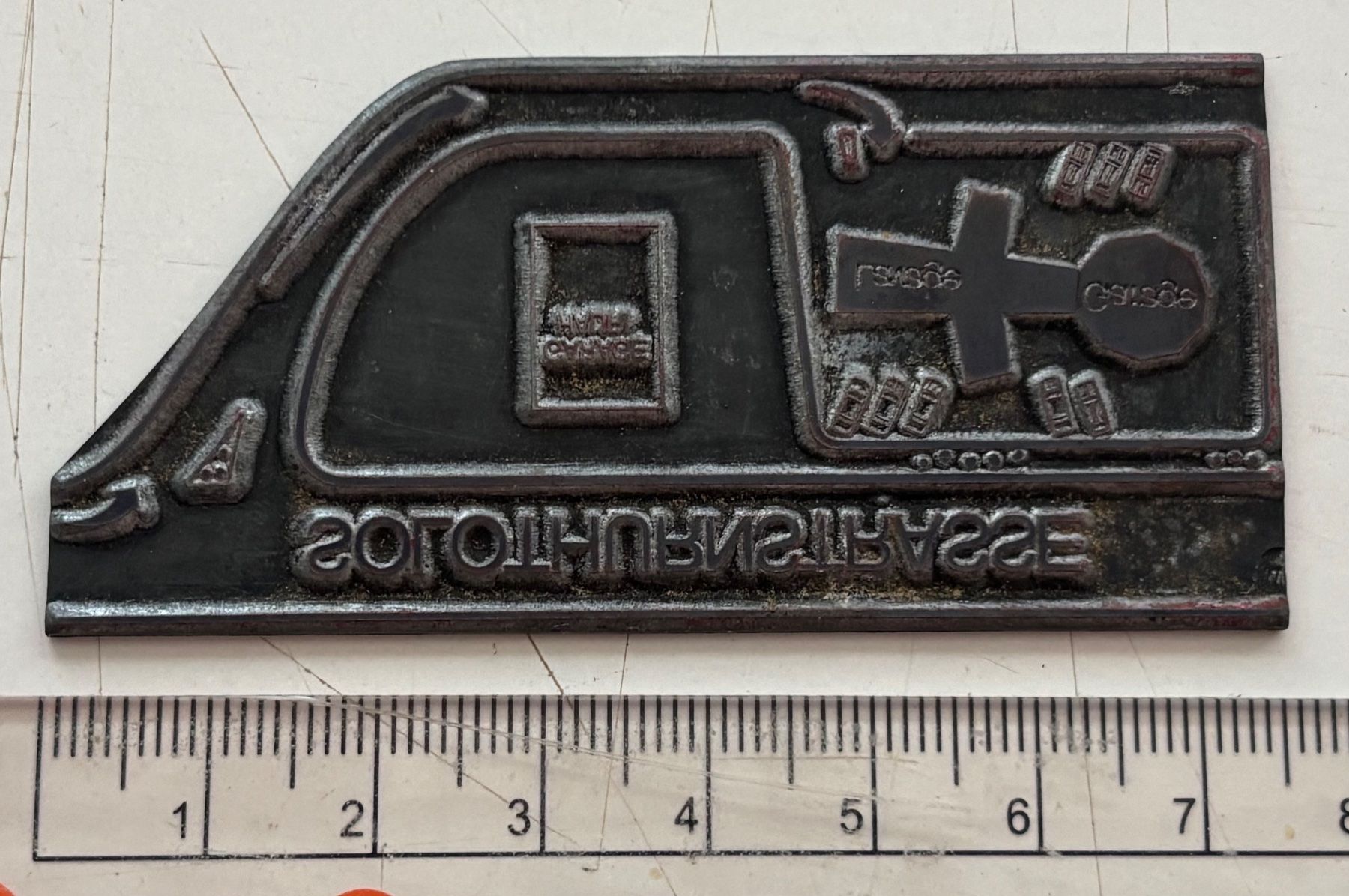 Foto & Immagini: Cliché typographique - Solothurnstrasse - Lavage, Garage – Usato da Neuchâtel venduto da gefdeneuch 3
