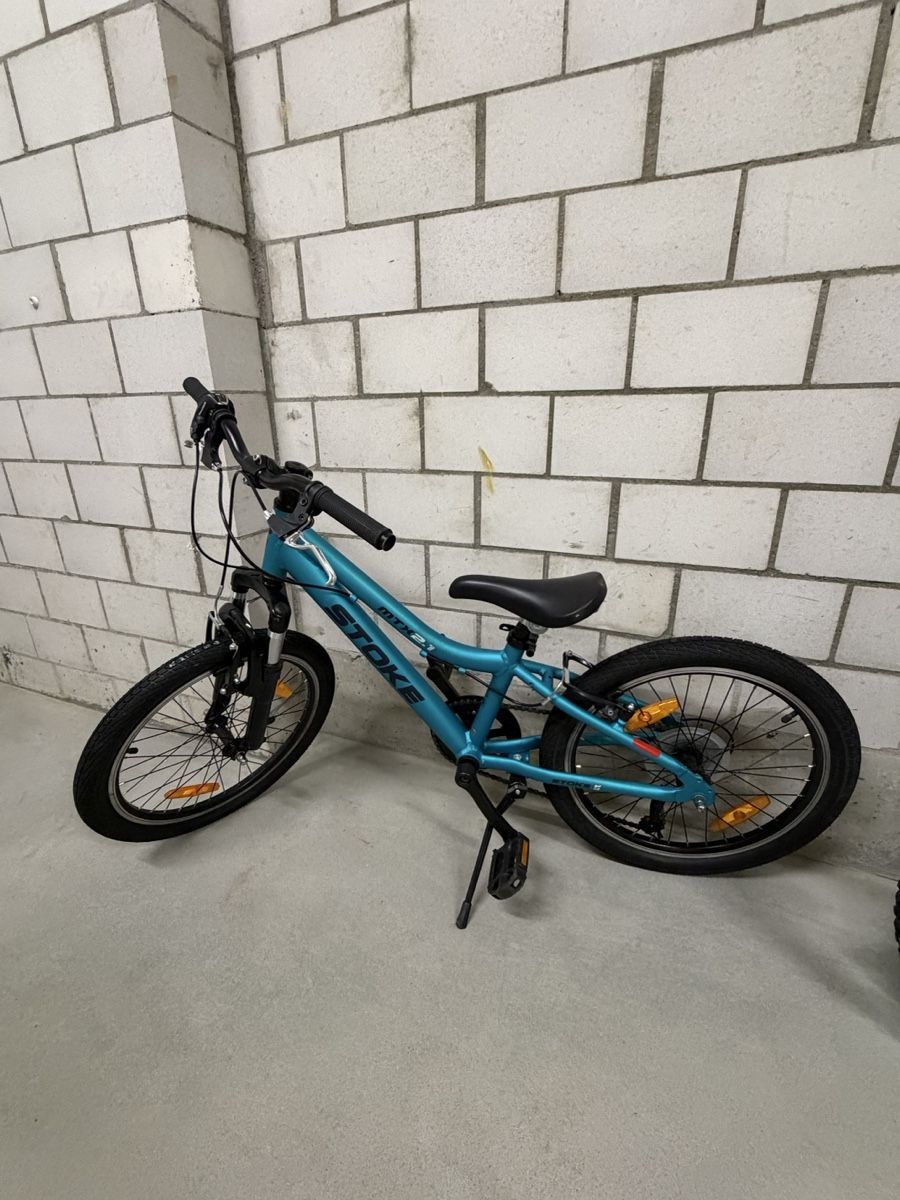 Stoke Biciclette: Kinderfahrrad Stoke 20 blau gebraucht – Usato da Niederglatt ZH venduto da Maple12345