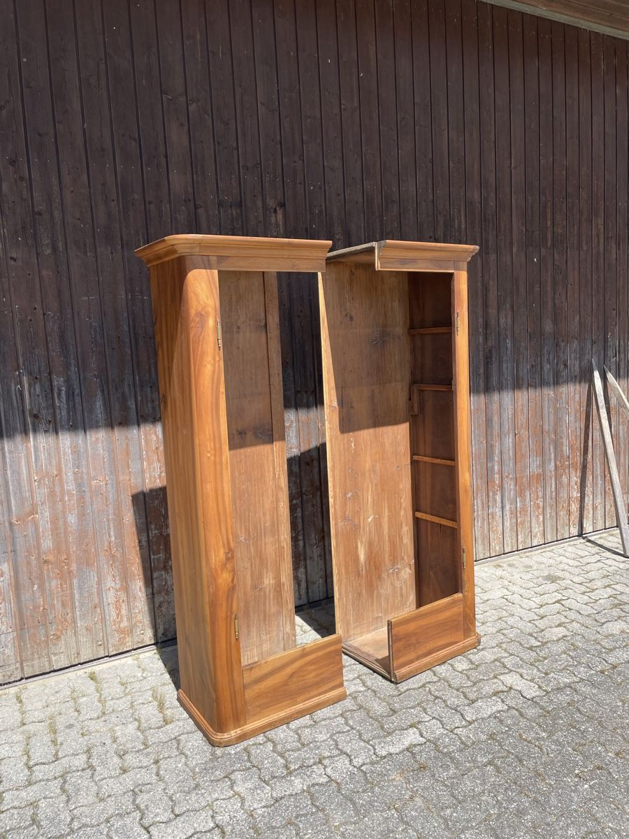 Schränke: Antiker Biedermeier Schrank aus Nussbaum – Gebraucht aus Biel/Bienne von Fluse 4