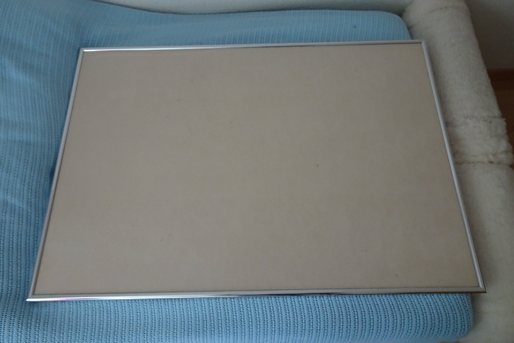 Cornici: grosser Wechsel Bilderrahmen silber 95 x 65 cm – Usato da Strengelbach venduto da schmetterling20