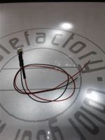 Flacker-LED 5mm klar/rot verkabelt 12V