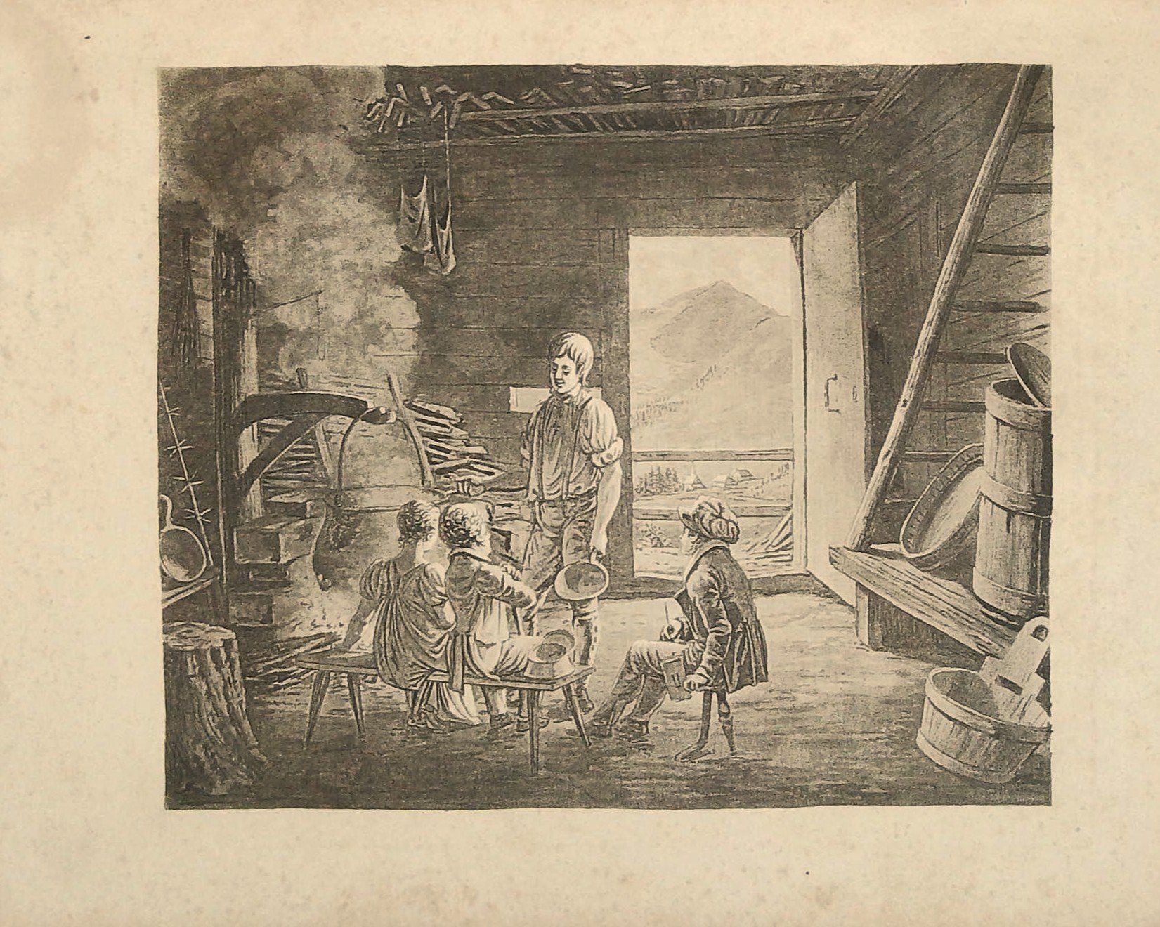 Stiche: Rigi Staffel  Neujahrsblatt 1817 – Gebraucht aus Rafz von Helvet32