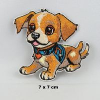 HUNDLI - Aufnäher - Aufbügler - Stickerei - 7x7cm
