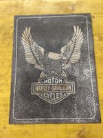 Harley-Davidson Metallschild Adler schwarz gebraucht