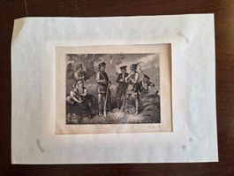 Cooper Der Bienenjäger Stahlstich 1863 Frontispiz