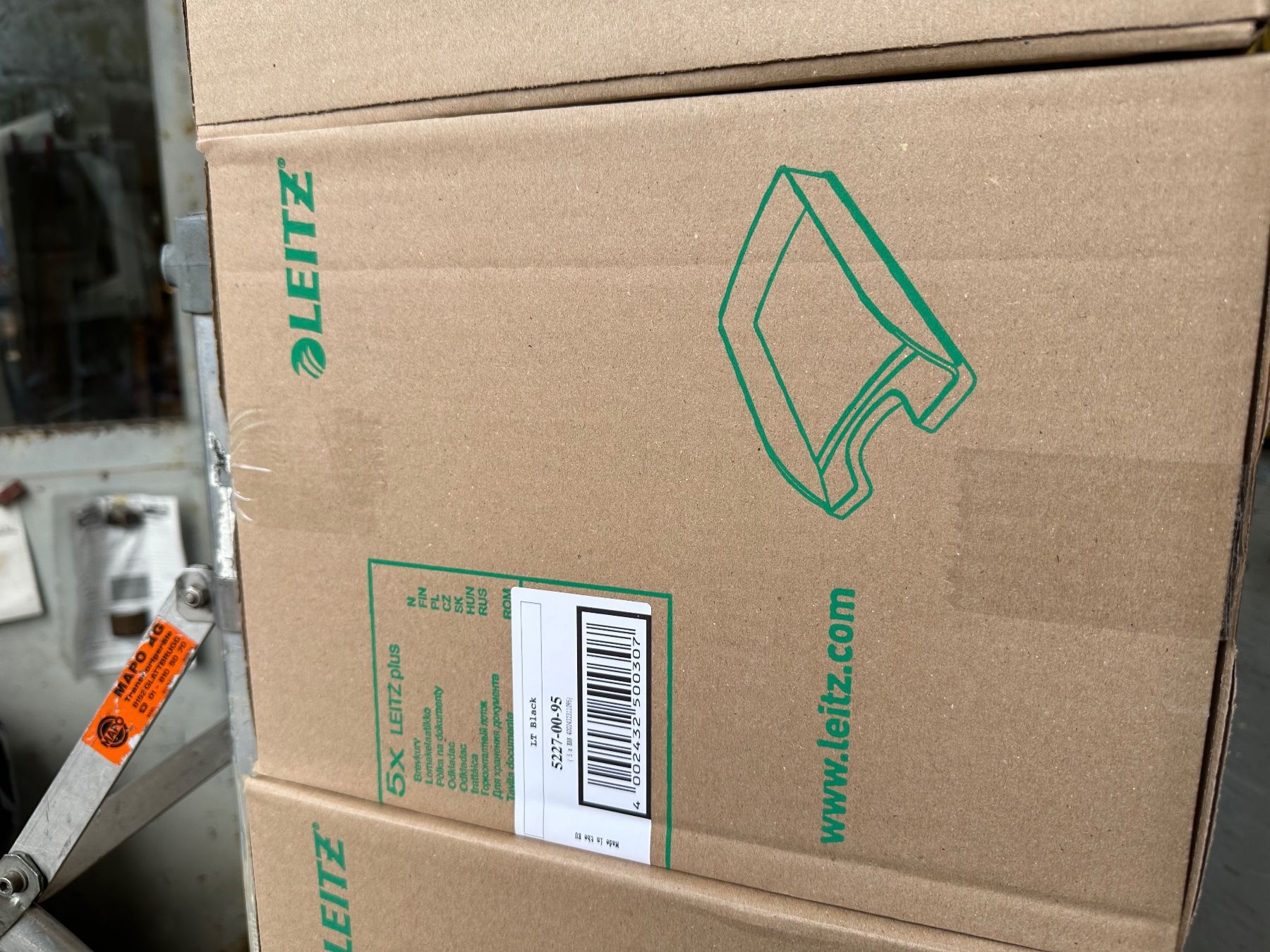 Leitz Raccoglitori: 5 Stk. neue Leitz plus Ablagefächer A4, schwarz – Nuovo e nell'imballaggio originale da Necker venduto da liq24 3