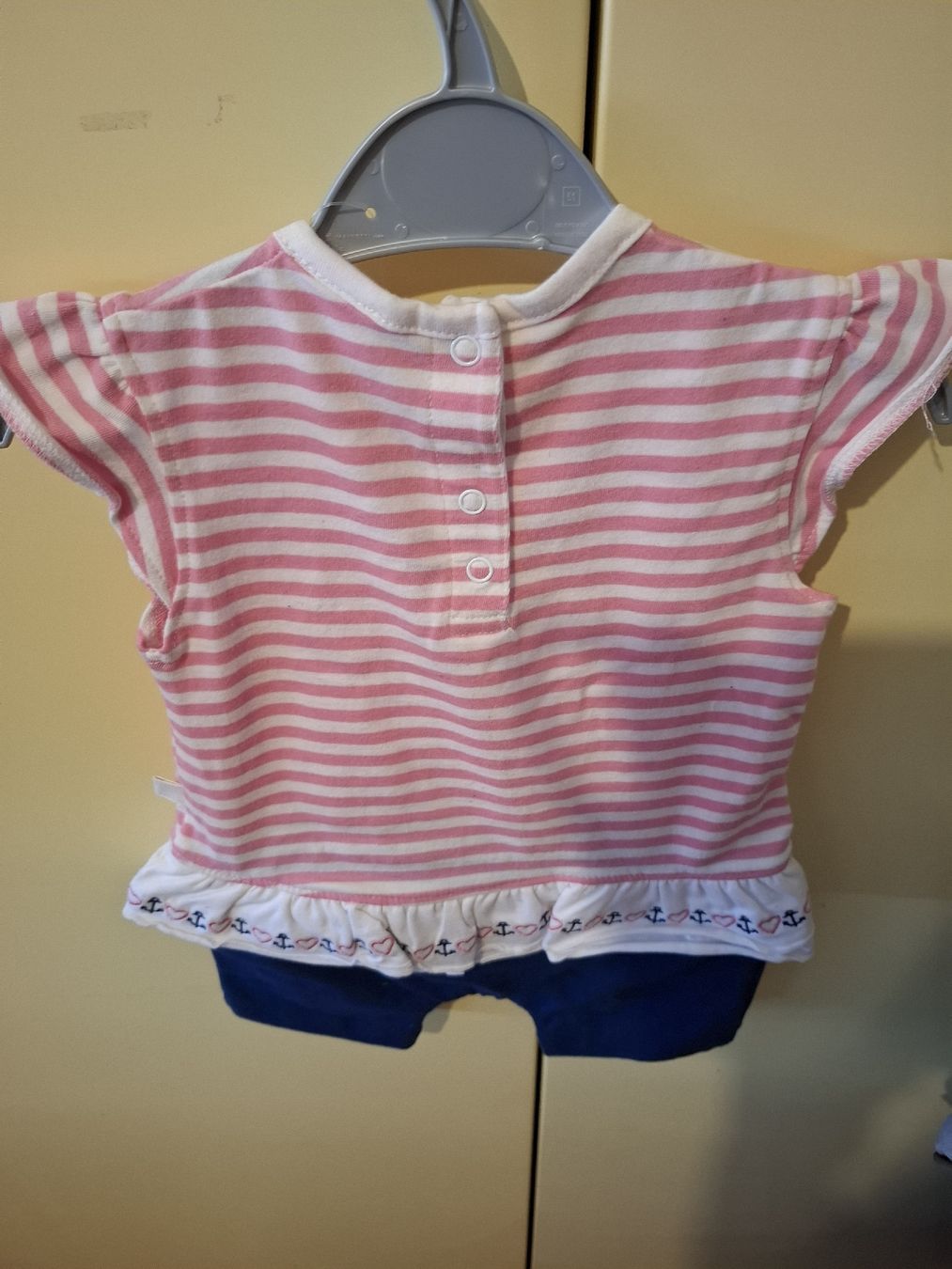 Lotti & Set di vestiti: Set bimba 2 pezzi righe rosa bianche taglia 68 – Nuovo (secondo la descrizione) da Viganello venduto da sor_dcq8 2