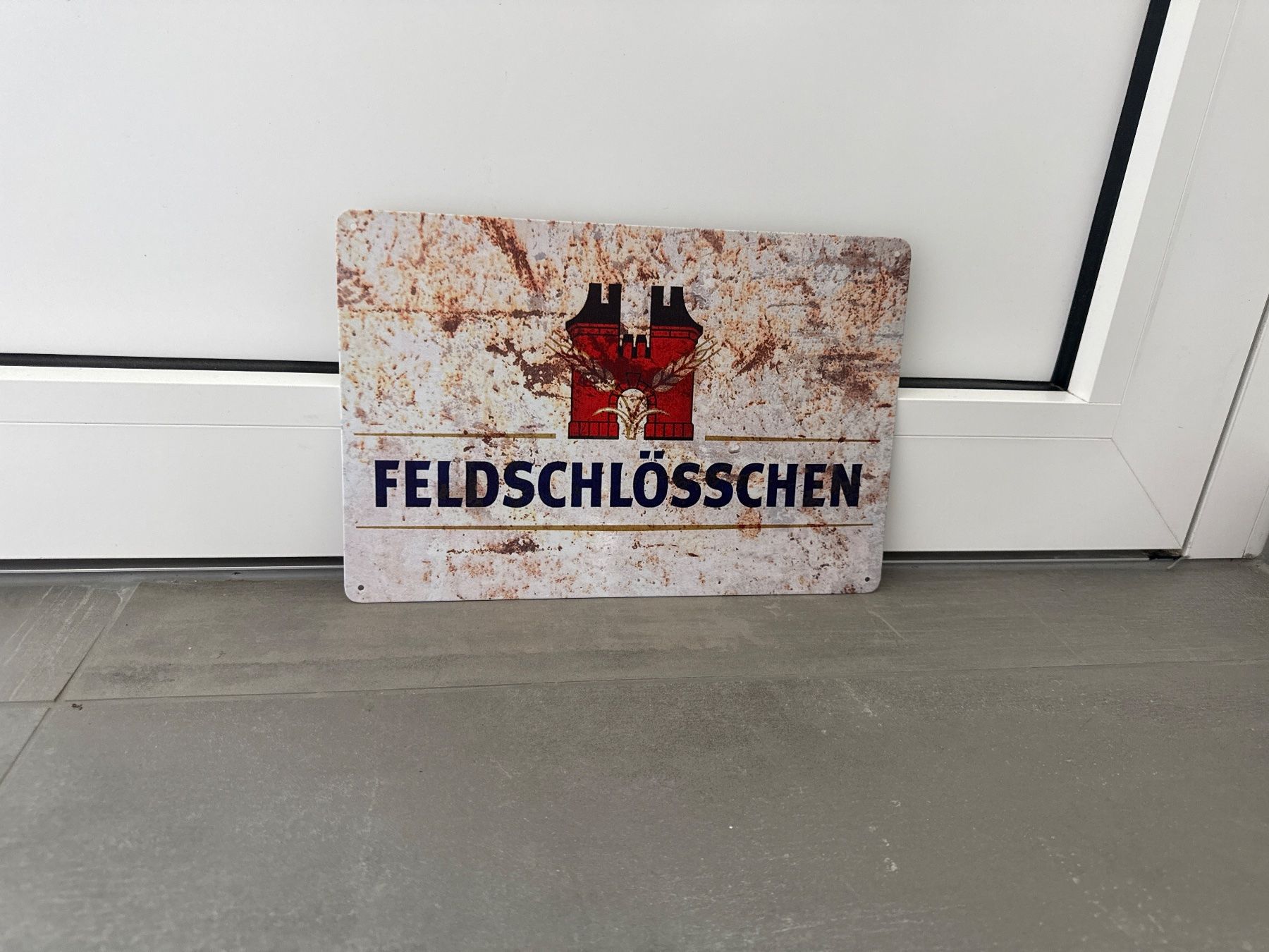 Feldschlösschen Schilder: FELDSCHLÖSSCHEN BIER Vintage Blechschild – Neu und originalverpackt aus Seon von Aaargauer01 6