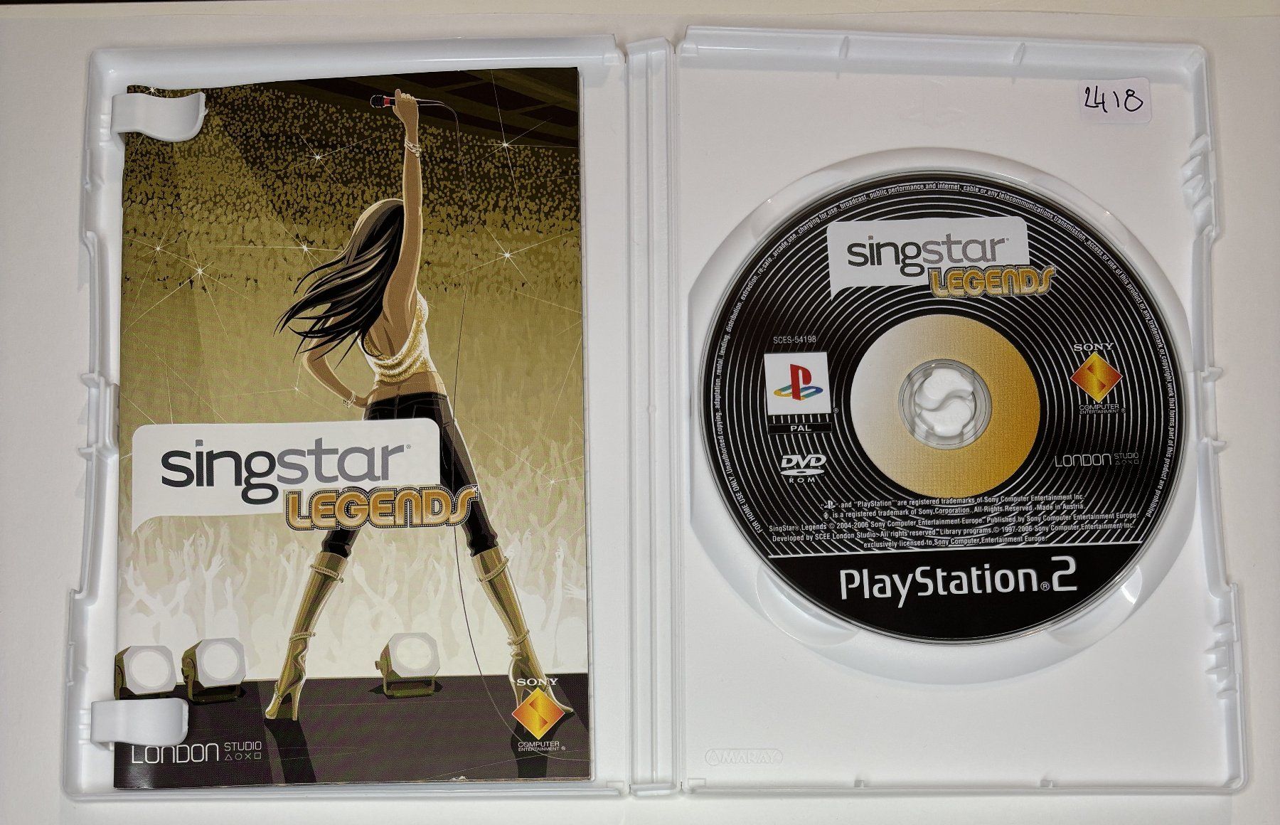 Giochi: PS2 - SingStar Legends – Usato da Allschwil venduto da Bullach 1