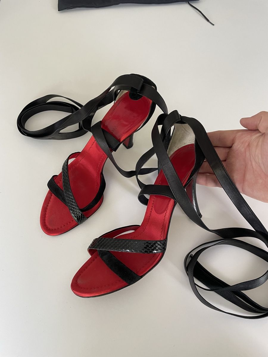 Dolce & Gabbana Scarpe da donna: Dolce&Gabbana cuir sandals en python (taille-40) – Nuovo (secondo la descrizione) da Genève venduto da iry_67wr
