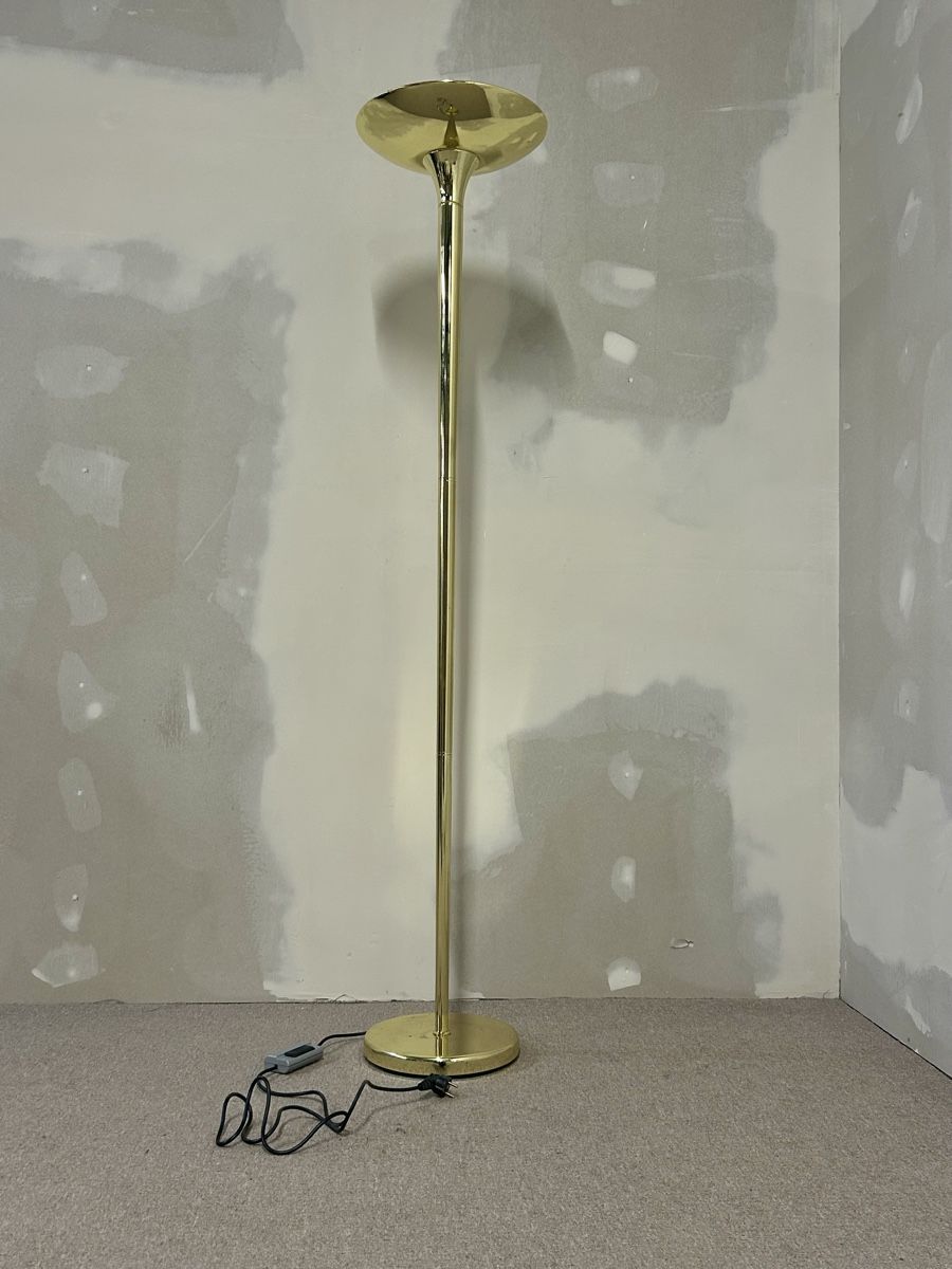 Lampade: Elegante Stehlampe in Messing – Usato da Rickenbach ZH venduto da Der-Insider 3