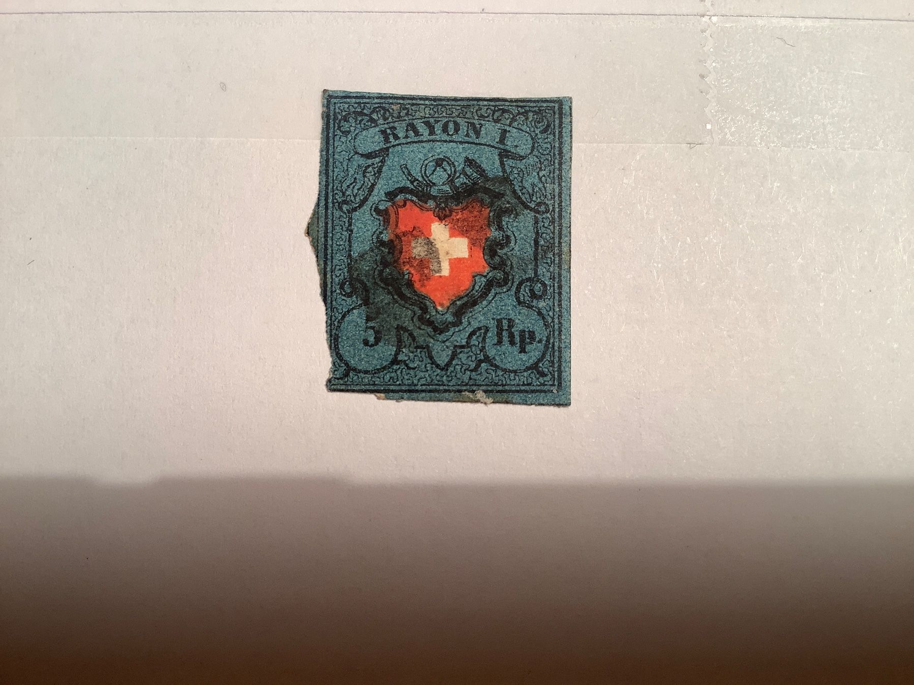 Alle Briefmarken: 6 sehr alte Schweizer Marken ab Rayon, gestempelt – Gebraucht aus St. Gallen von herbrig2 5