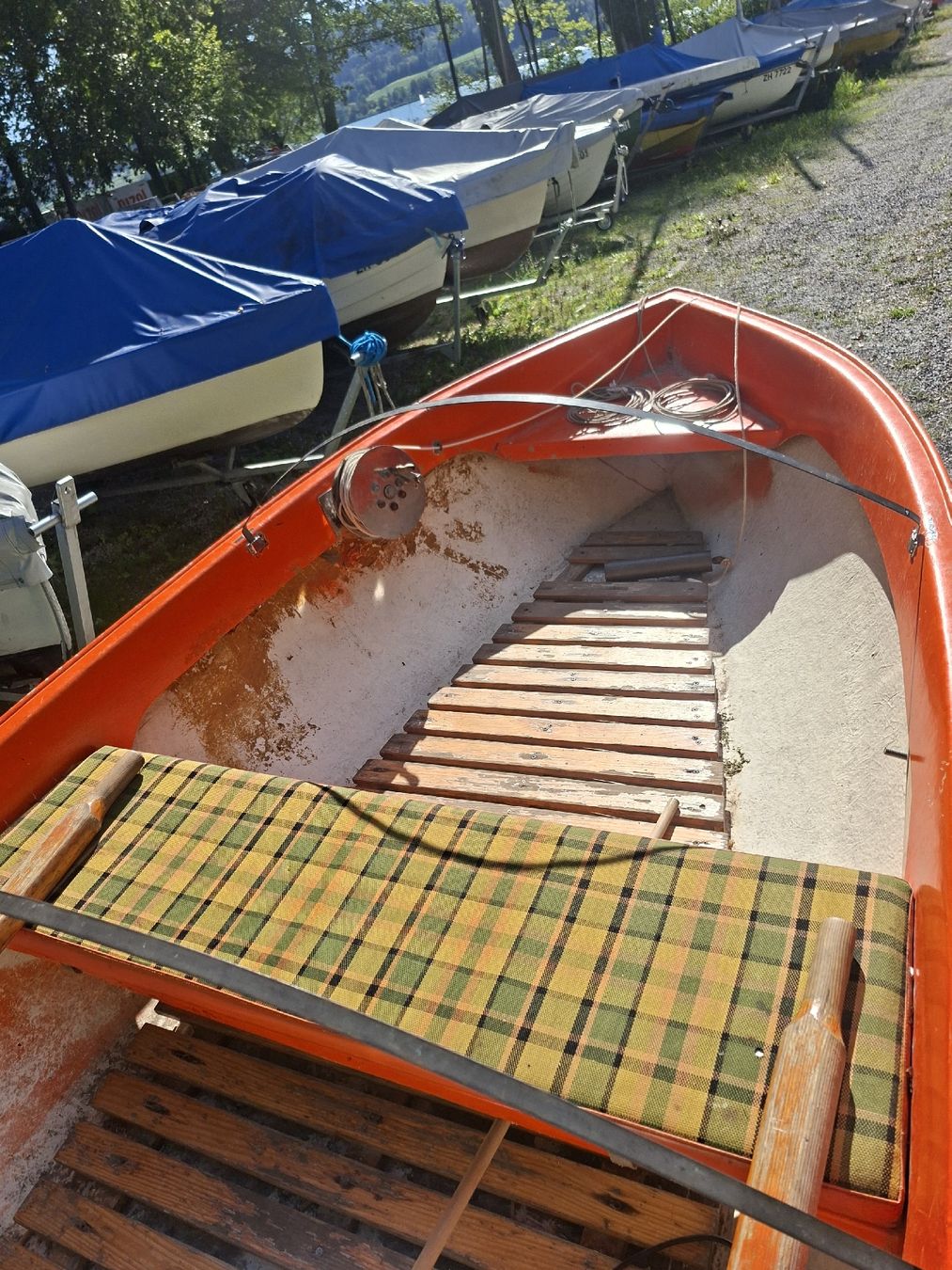 Schlauchboote, Kajaks & Kanus: Ruderboot GFK Hodler Typ E – Gebraucht aus Ottikon b.Kemptth. von online-Bo 3