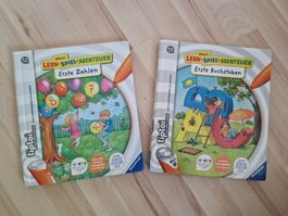 Tiptoi Lernbücher Erste Zahlen und Buchstaben gebraucht