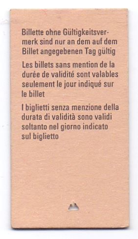 Biglietti: Billette Chur - Sargans – Usato da Langenthal venduto da Sammlungs_aus 1