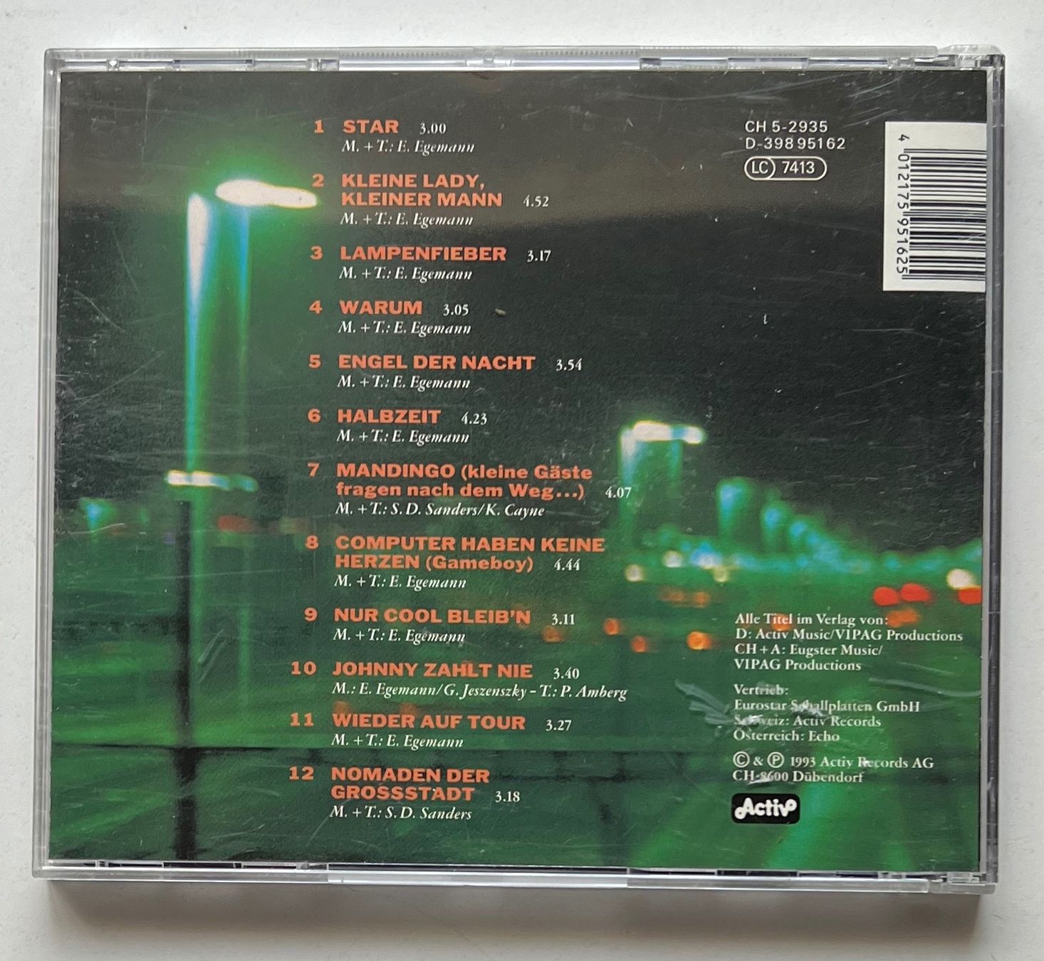 CDs: Egon Egemann / Lampenfieber – Gebraucht aus Näfels von rottabi 1